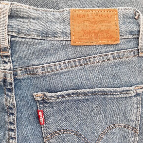 LEVI'S 721 | High Rise Skinny Light Blue Wash Jeans Sz 26 - Picture 8 of 13